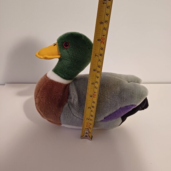 Mallard Duck Soft Stuffed Plush Toy 10'' x 8'' - Picture 7 of 8